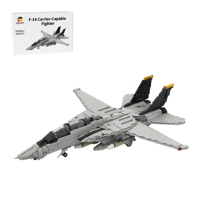 MOC - 223761 1/35 Scale （V3）Grumman F - 14 TOMCAT Building Blocks - LesDiy - building blocks -