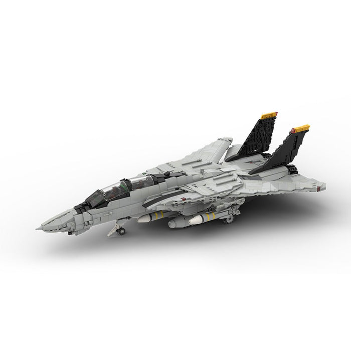 MOC - 223761 1/35 Scale （V3）Grumman F - 14 TOMCAT Building Blocks - LesDiy - building blocks -