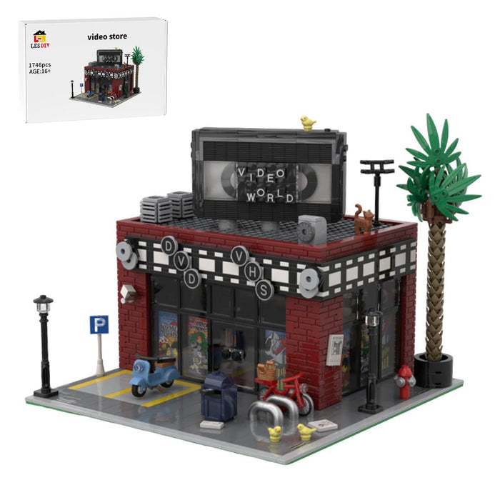 MOC - 224017 Video Store Building Blocks - LesDiy - MOC -