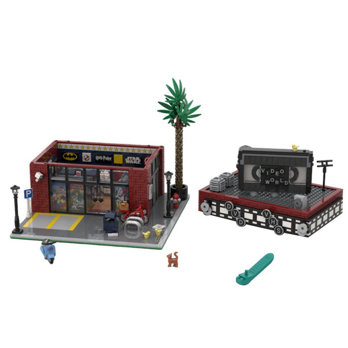 MOC - 224017 Video Store Building Blocks - LesDiy - MOC -