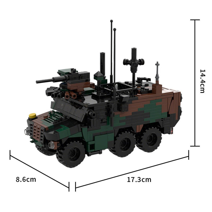 MOC - 224298 VMBR Griffon - French 6x6 Multipurpose APC Building Blocks - LesDiy - Building Blocks -
