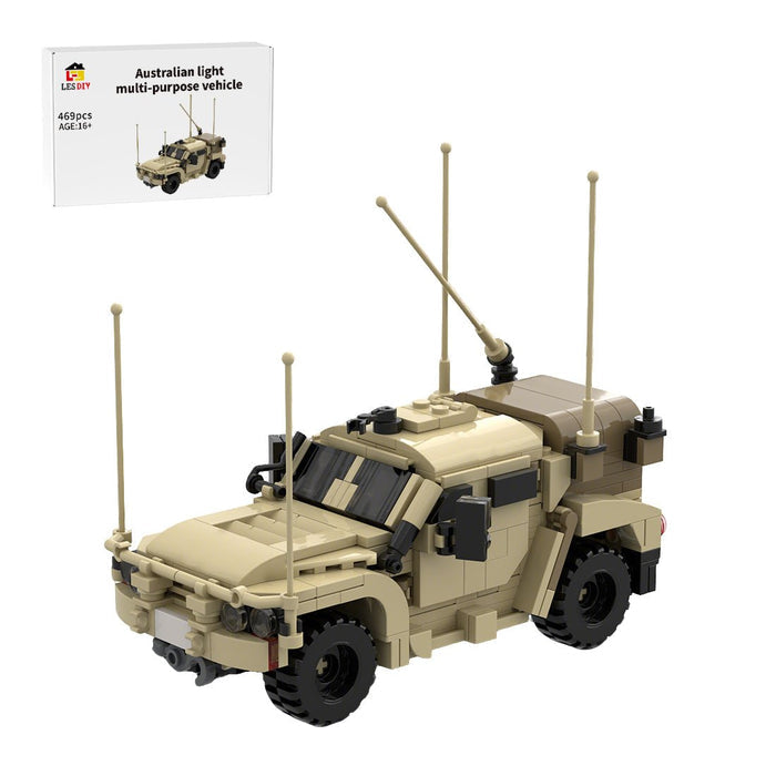 MOC - 224329 Thales Hawkei - Australian Multirole Light Utility Vehicle Building Blocks - LesDiy - Building Blocks -