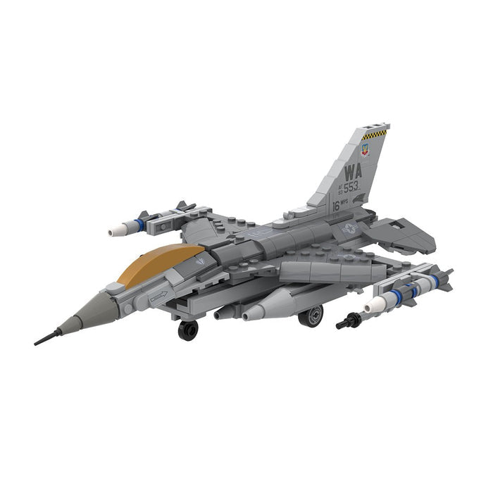 MOC - 224853 F - 16C Fighting Falcon, Nellis (1:58) Building Blocks - LesDiy - Building Blocks - stickers