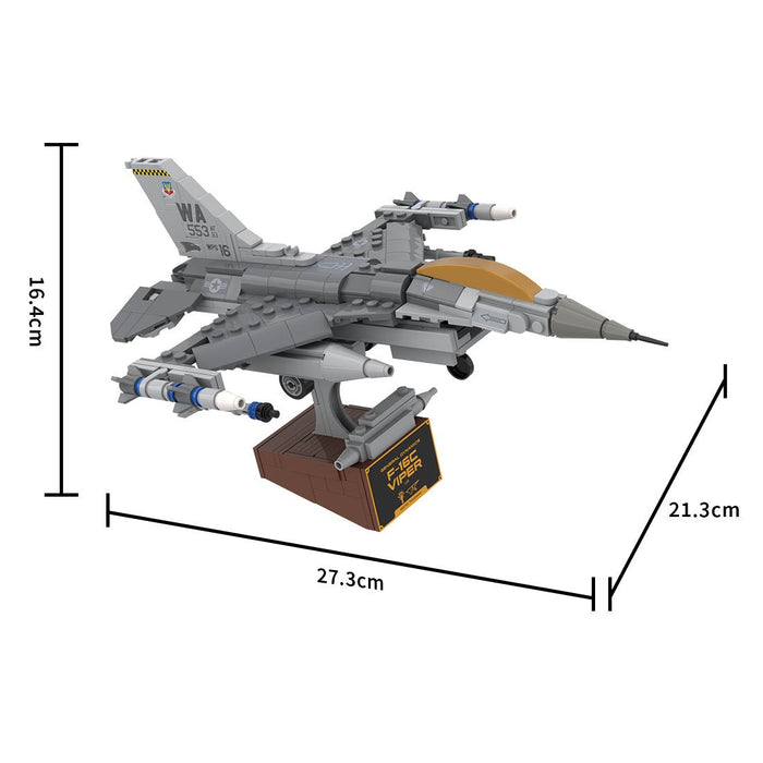 MOC - 224853 F - 16C Fighting Falcon, Nellis (1:58) Building Blocks - LesDiy - Building Blocks - stickers
