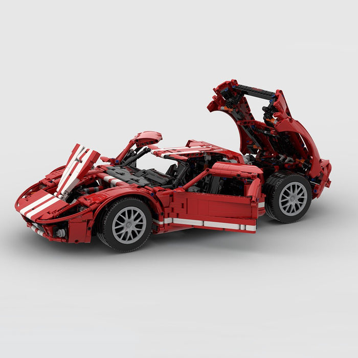 MOC - 224910 1/8 Scale Ford GT Building Blocks - LesDiy - Building Blocks -