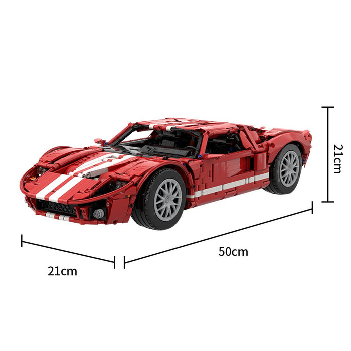 MOC - 224910 1/8 Scale Ford GT Building Blocks - LesDiy - Building Blocks -