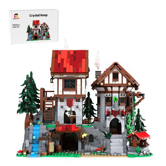 MOC - 225455 Crystal Keep Building Blocks - LesDiy -