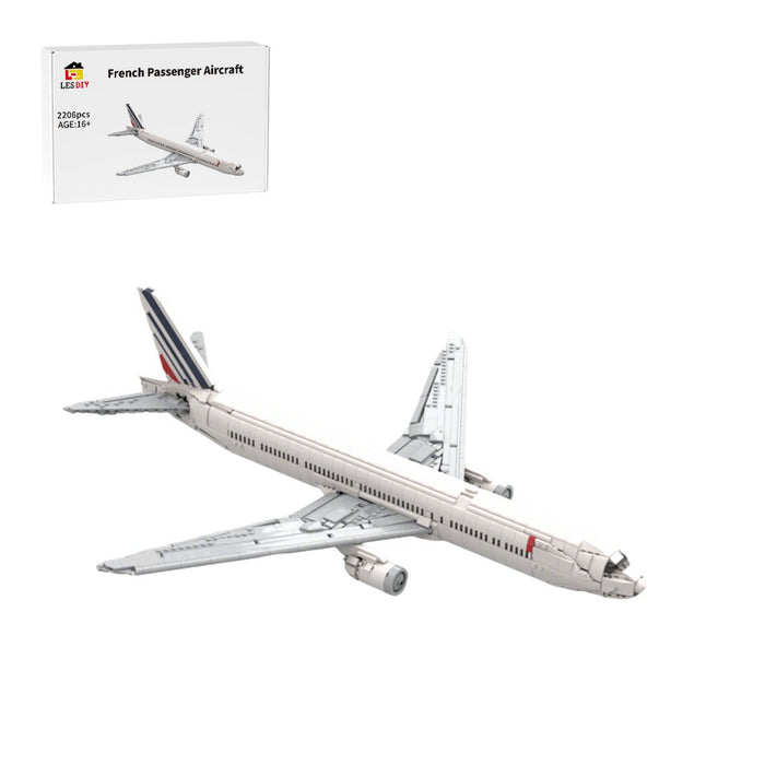 MOC - 225643 Air France 777 - 300er Building Blocks - LesDiy -