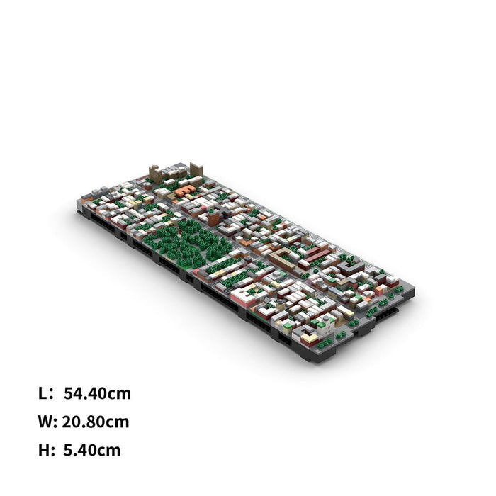 MOC - 225884 1/2000 Scale Lower Manhattan - Alphabetcity Module 1 Building Blocks - LesDiy - Building Blocks -