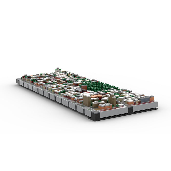 MOC - 225884 1/2000 Scale Lower Manhattan - Alphabetcity Module 1 Building Blocks - LesDiy - Building Blocks -