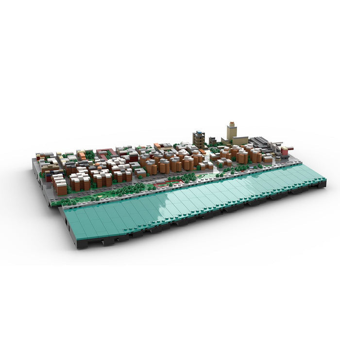 MOC - 225884 1/2000 Scale Lower Manhattan - Alphabetcity Module 2 Building Blocks - LesDiy - Building Blocks -