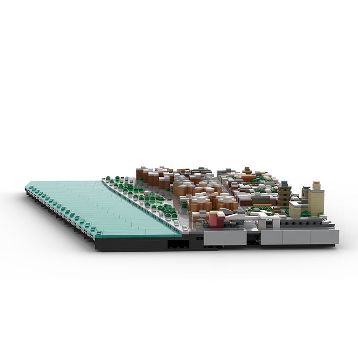 MOC - 225884 1/2000 Scale Lower Manhattan - Alphabetcity Module 2 Building Blocks - LesDiy - Building Blocks -