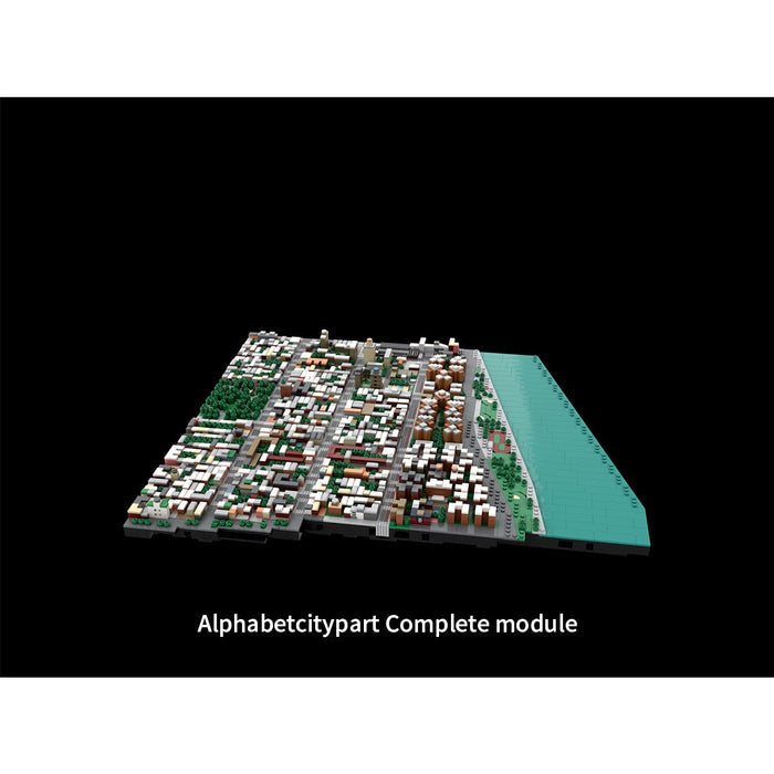 MOC - 225884 1/2000 Scale Lower Manhattan - Alphabetcity Module 2 Building Blocks - LesDiy - Building Blocks -