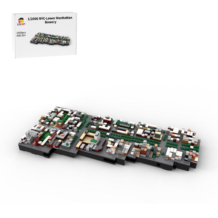 MOC - 225884 1/2000 Scale Lower Manhattan - Bowery Building Blocks - LesDiy - Building Blocks -