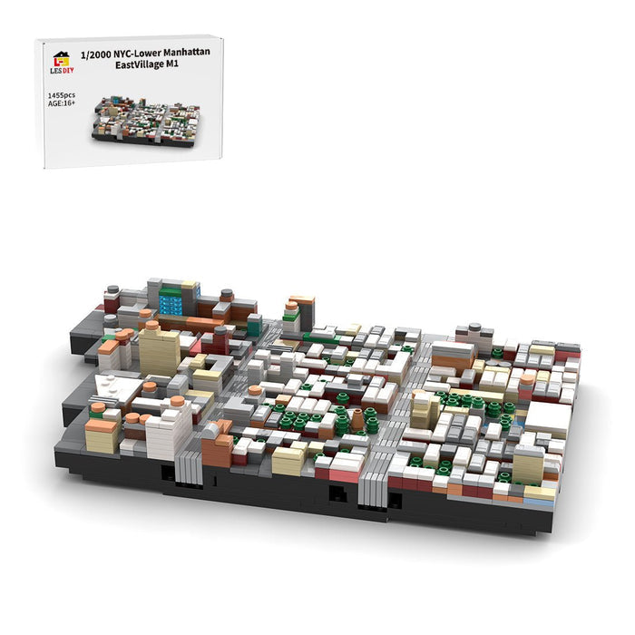 MOC - 225884 1/2000 Scale Lower Manhattan - EastVillage Module 1 Building Blocks - LesDiy - Building Blocks -