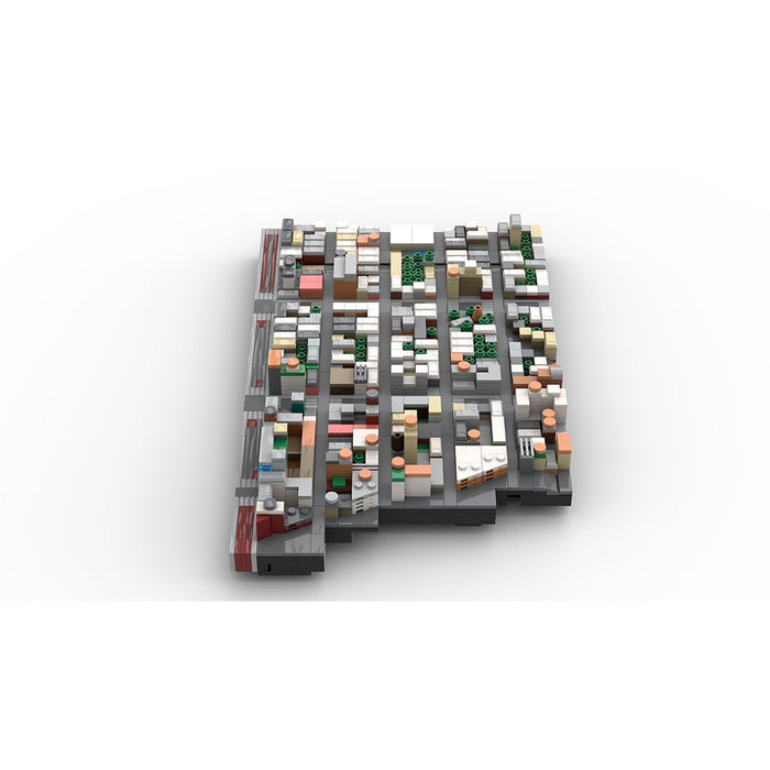 MOC - 225884 1/2000 Scale Lower Manhattan - EastVillage Module 1 Building Blocks - LesDiy - Building Blocks -
