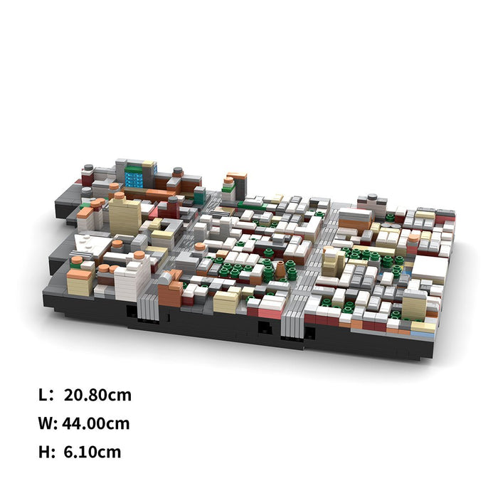 MOC - 225884 1/2000 Scale Lower Manhattan - EastVillage Module 1 Building Blocks - LesDiy - Building Blocks -