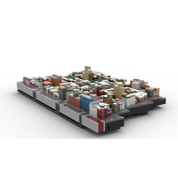 MOC - 225884 1/2000 Scale Lower Manhattan - EastVillage Module 1 Building Blocks - LesDiy - Building Blocks -