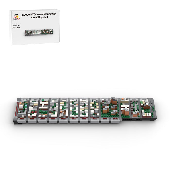 MOC - 225884 1/2000 Scale Lower Manhattan - EastVillage Module 2 Building Blocks - LesDiy - Building Blocks -