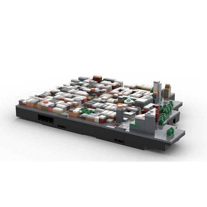 MOC - 225884 1/2000 Scale Lower Manhattan - EastVillage Module 3 Building Blocks - LesDiy - Building Blocks -