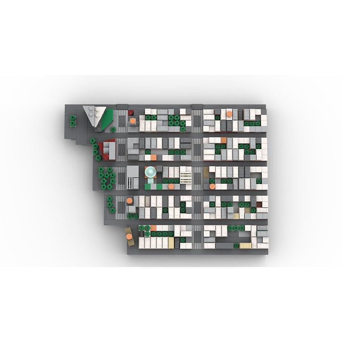 MOC - 225884 1/2000 Scale Lower Manhattan - EastVillage Module 3 Building Blocks - LesDiy - Building Blocks -