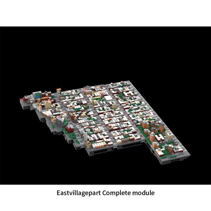 MOC - 225884 1/2000 Scale Lower Manhattan - EastVillage Module 3 Building Blocks - LesDiy - Building Blocks -