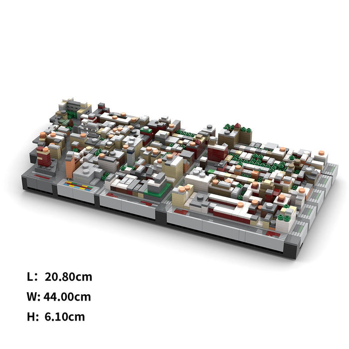 MOC - 225884 1/2000 Scale Lower Manhattan - GreenwichVillage Module 1 Building Blocks - LesDiy - Building Blocks -