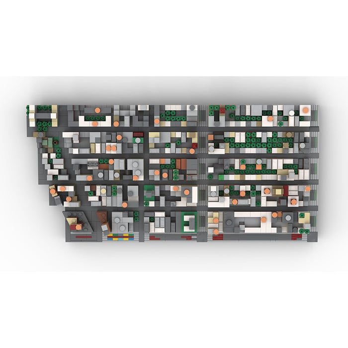 MOC - 225884 1/2000 Scale Lower Manhattan - GreenwichVillage Module 1 Building Blocks - LesDiy - Building Blocks -