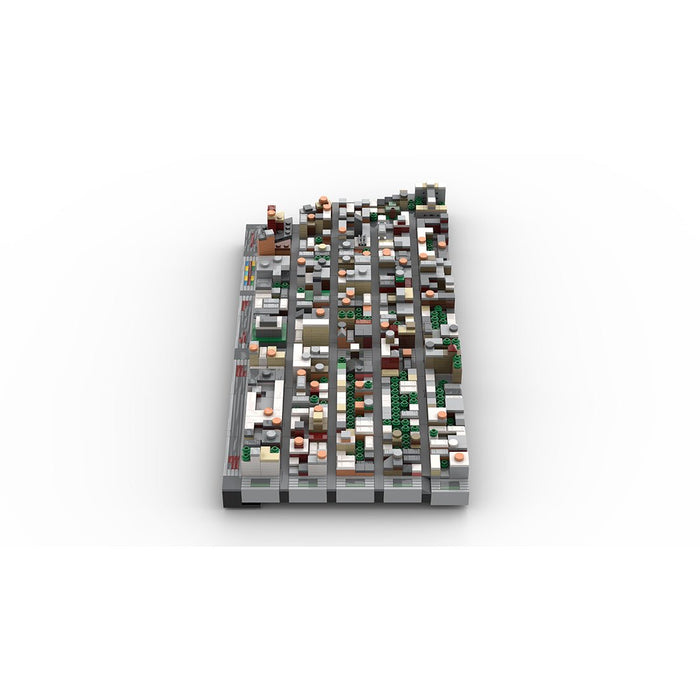 MOC - 225884 1/2000 Scale Lower Manhattan - GreenwichVillage Module 1 Building Blocks - LesDiy - Building Blocks -