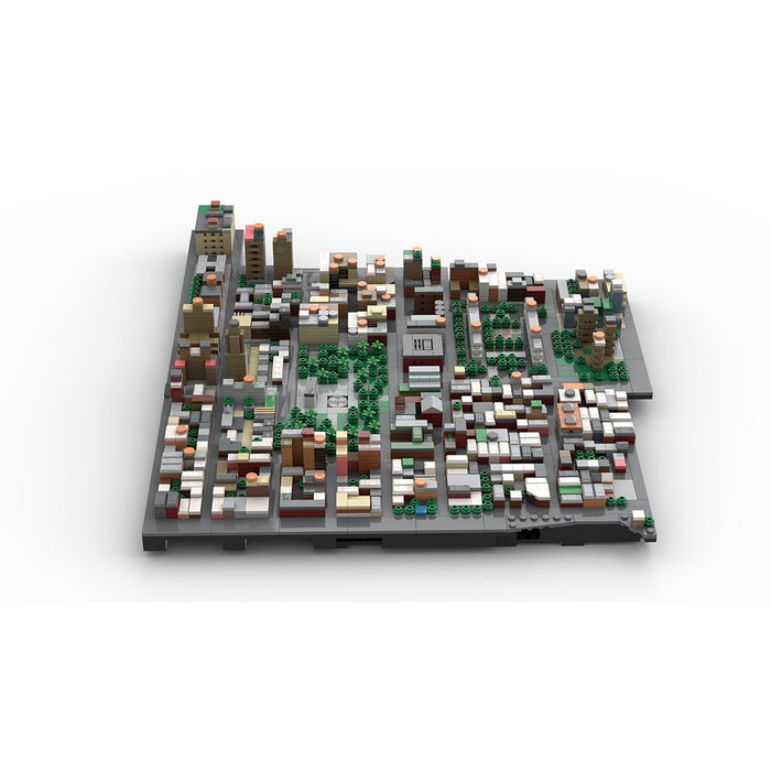 MOC - 225884 1/2000 Scale Lower Manhattan - GreenwichVillage Module 2 Building Blocks - LesDiy - Building Blocks -