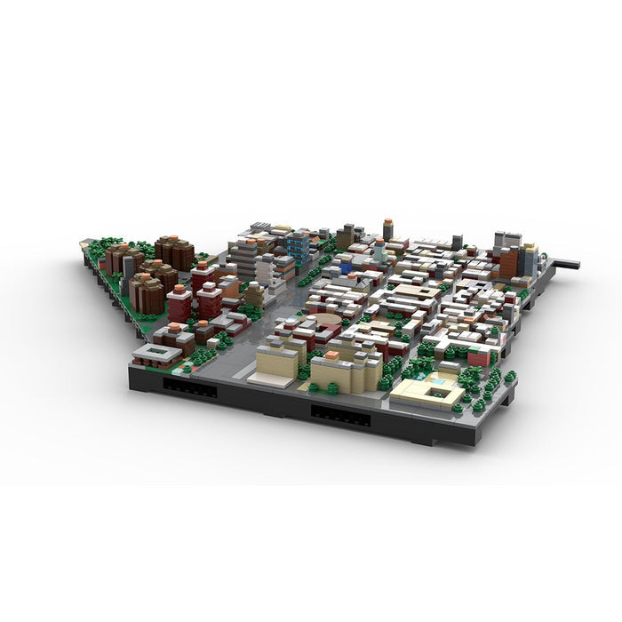 MOC - 225884 1/2000 Scale Lower Manhattan - LowerEastSide Module 1 Building Blocks - LesDiy - Building Blocks -