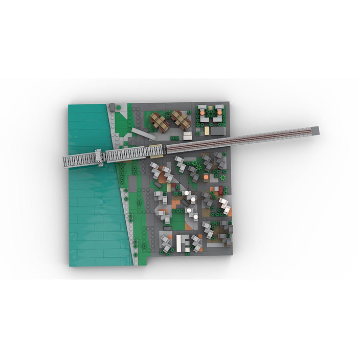 MOC - 225884 1/2000 Scale Lower Manhattan - LowerEastSide Module 2 Building Blocks - LesDiy - Building Blocks -