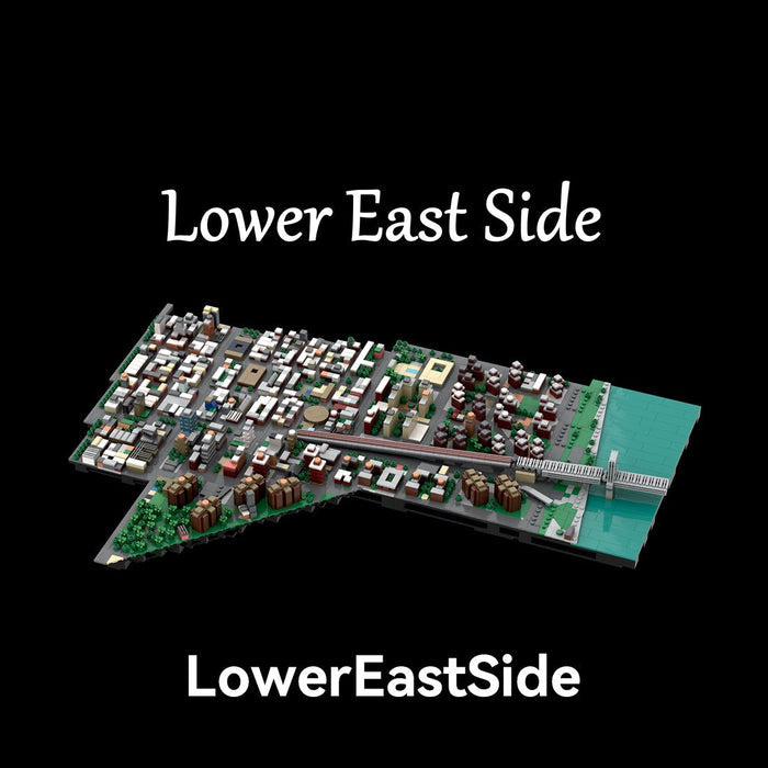 MOC - 225884 1/2000 Scale Lower Manhattan - LowerEastSide Module 2 Building Blocks - LesDiy - Building Blocks -