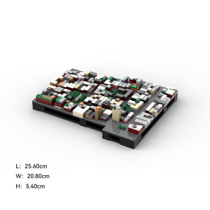 MOC - 225884 1/2000 Scale Lower Manhattan - Nolita Building Blocks - LesDiy - Building Blocks -