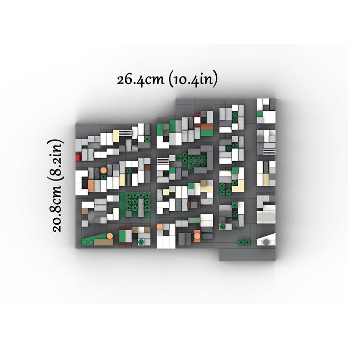 MOC - 225884 1/2000 Scale Lower Manhattan - Nolita Building Blocks - LesDiy - Building Blocks -