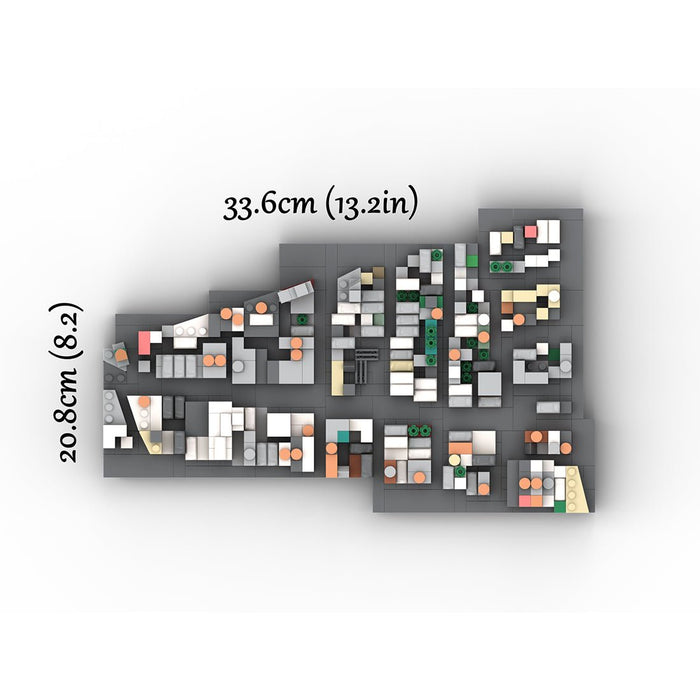 MOC - 225884 1/2000 Scale Lower Manhattan - North of Houston Building Blocks - LesDiy - Building Blocks -
