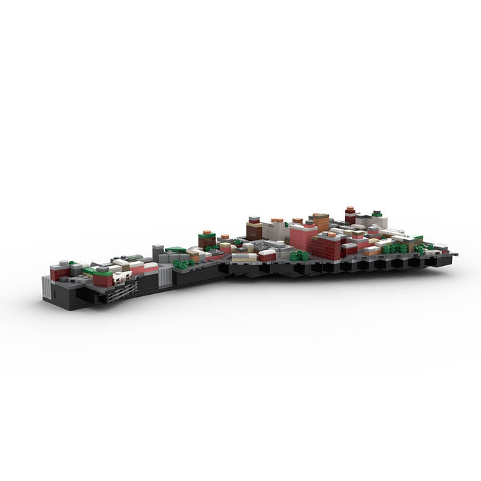 MOC - 225884 1/2000 Scale Lower Manhattan - WestVillage Module 1 Building Blocks - LesDiy - Building Blocks -