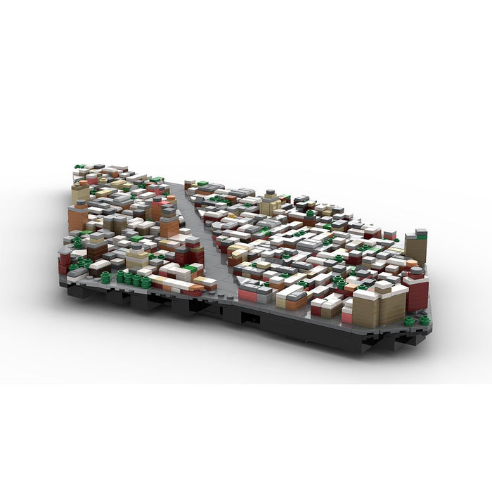 MOC - 225884 1/2000 Scale Lower Manhattan - WestVillage Module 2 Building Blocks - LesDiy - Building Blocks -