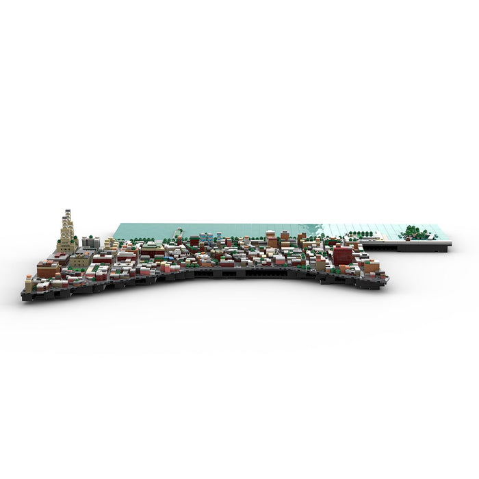 MOC - 225884 1/2000 Scale Lower Manhattan - WestVillage Module 3 Building Blocks - LesDiy - Building Blocks -