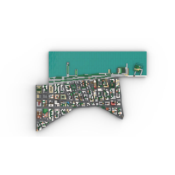 MOC - 225884 1/2000 Scale Lower Manhattan - WestVillage Module 3 Building Blocks - LesDiy - Building Blocks -