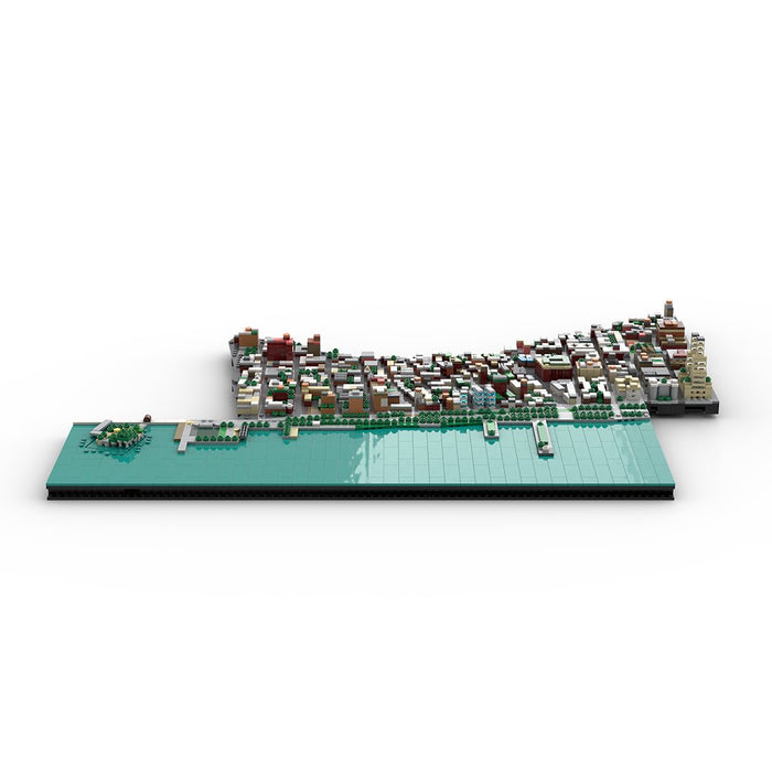 MOC - 225884 1/2000 Scale Lower Manhattan - WestVillage Module 3 Building Blocks - LesDiy - Building Blocks -