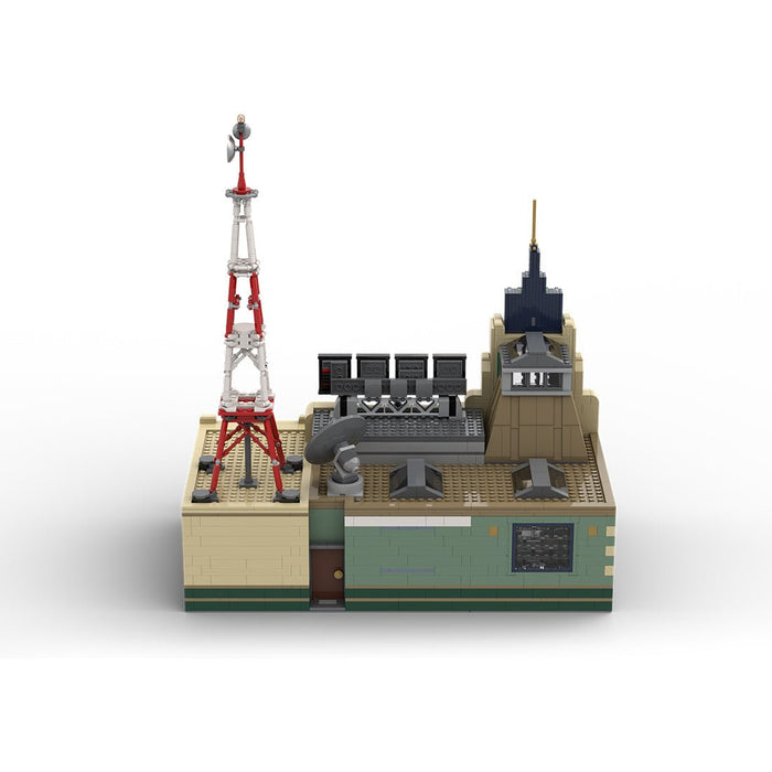 MOC-226314 Brick FM Radio Station Building Blocks-LesDiy-MOC-
