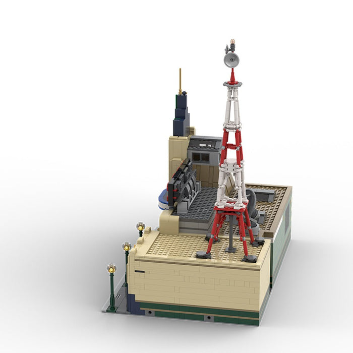 MOC-226314 Brick FM Radio Station Building Blocks-LesDiy-MOC-