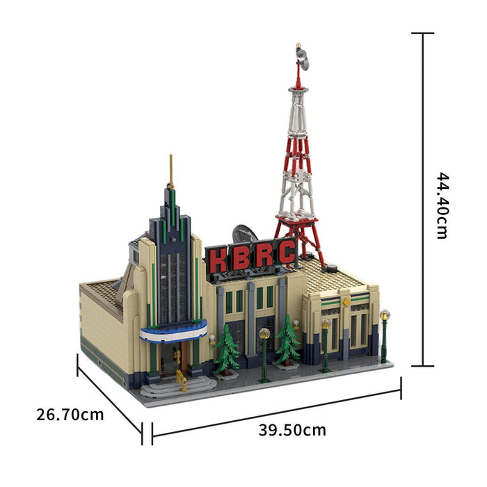MOC-226314 Brick FM Radio Station Building Blocks-LesDiy-MOC-