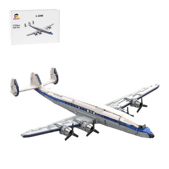 MOC - 226521 Lockheed L - 1049 Super Constellation Building Blocks - LesDiy - Building Blocks -