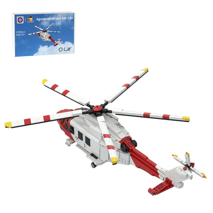 MOC - 226775 AgustaWestland AW - 139 Building Blocks - LesDiy - Building Blocks -