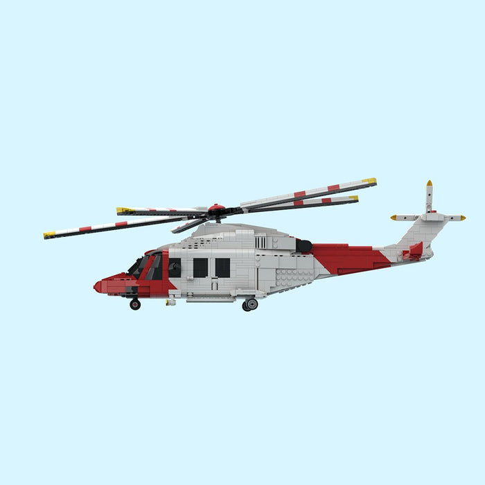 MOC - 226775 AgustaWestland AW - 139 Building Blocks - LesDiy - Building Blocks -
