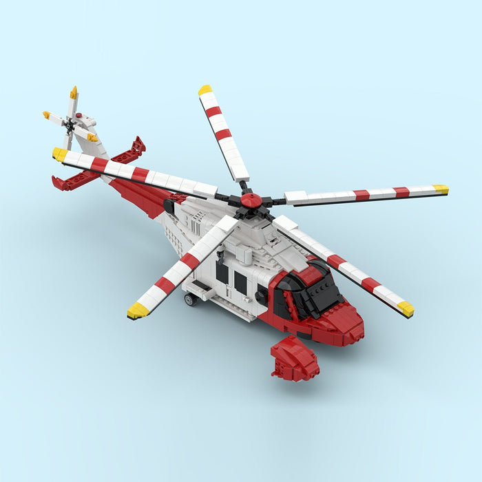 MOC - 226775 AgustaWestland AW - 139 Building Blocks - LesDiy - Building Blocks -
