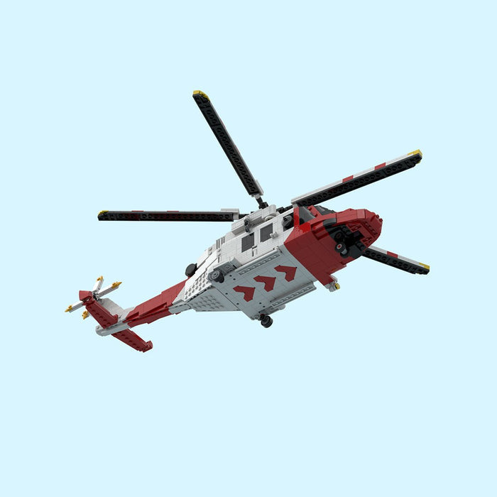 MOC - 226775 AgustaWestland AW - 139 Building Blocks - LesDiy - Building Blocks -