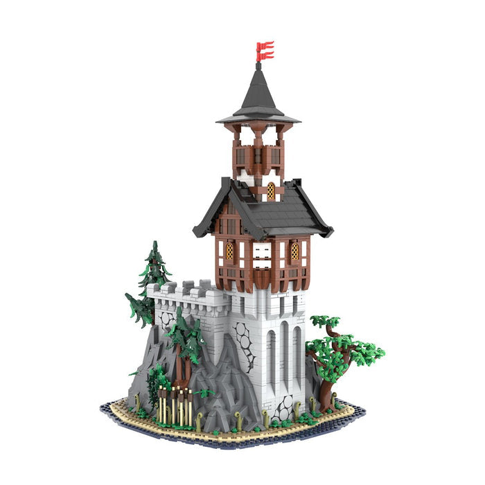 MOC-227229 Medieval Rock Tower Building Blocks-LesDiy-Building Blocks-